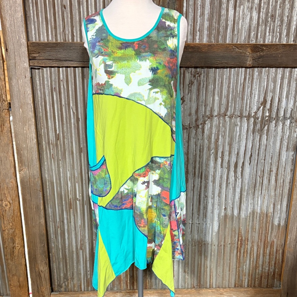 Parsley & Sage Multicolor Artistic Dress